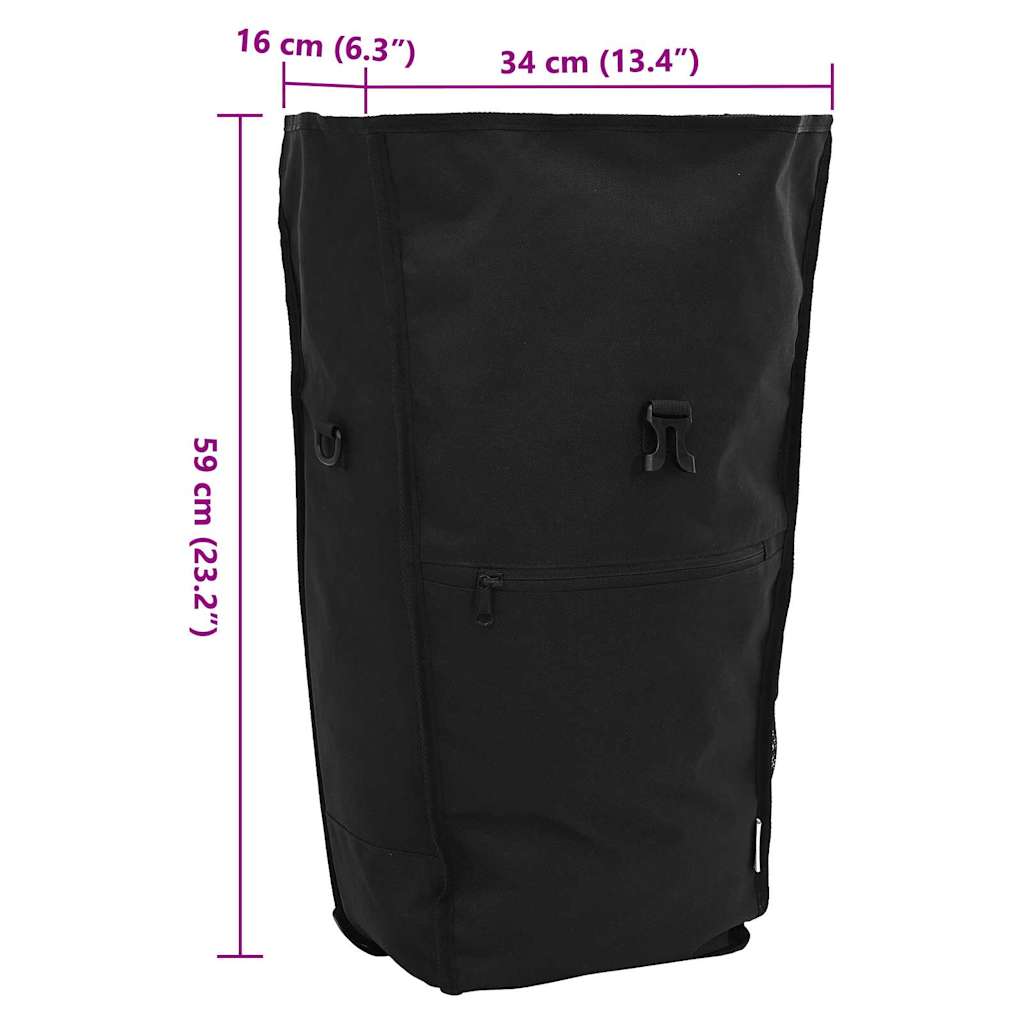Fahrradtasche Schwarz 34 x 16 x 59 cm Polyester