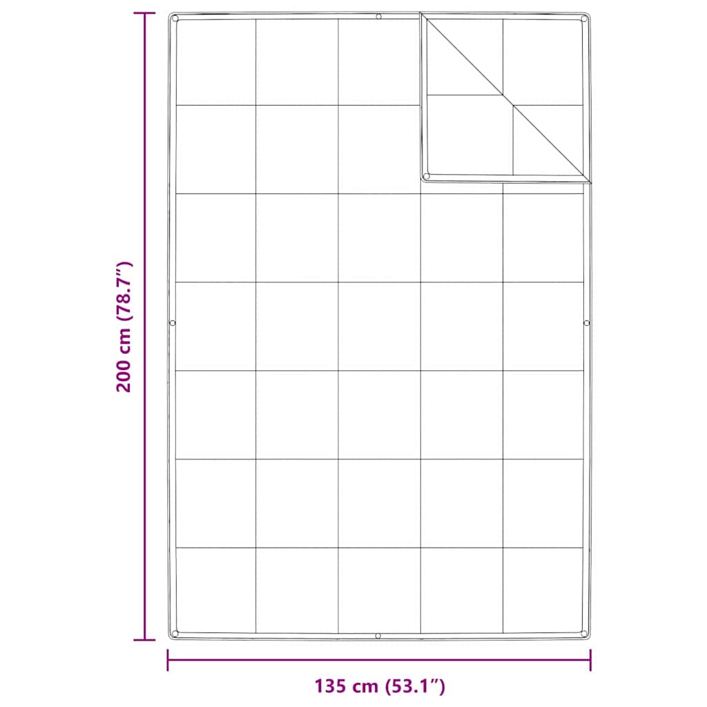 2-in-1 Bettdecke Weiß 135 x 200 cm Daunen