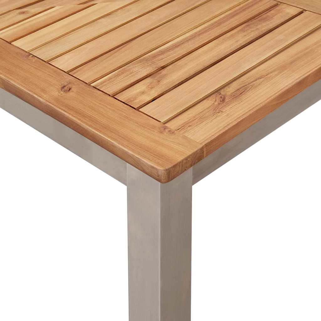 Esstisch für draußen Braun 90 x 90 x 75 cm Akazie Massivholz