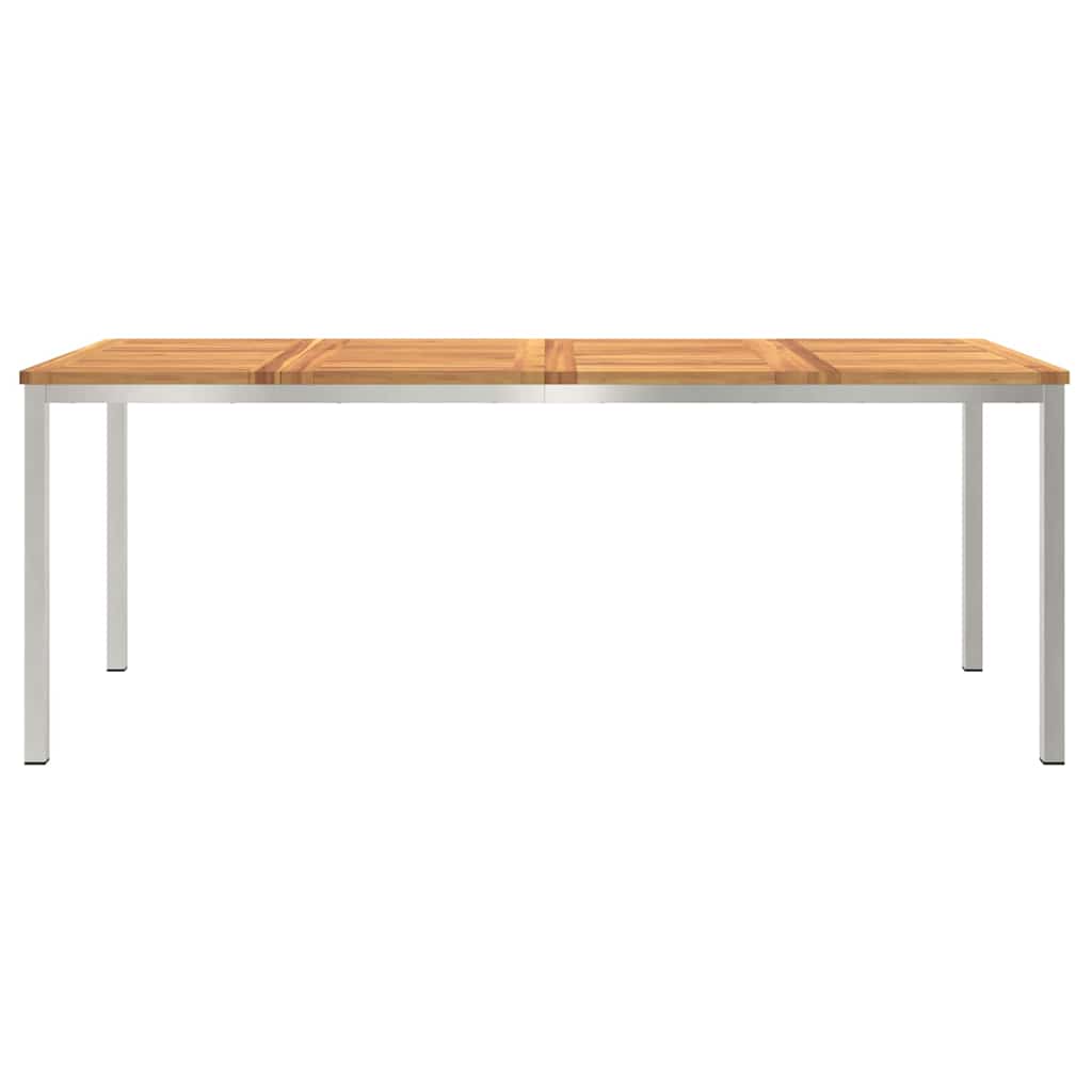 Esstisch für draußen Braun 200 x 90 x 75 cm Akazie Massivholz