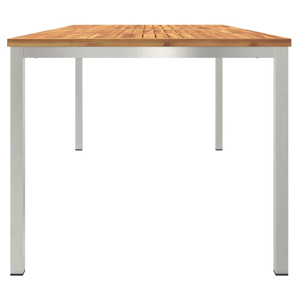 Esstisch für draußen Braun 200 x 90 x 75 cm Akazie Massivholz