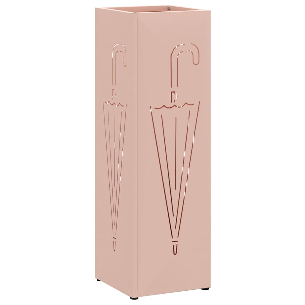 Sonnenschirmhalter Rosa 15,5 x 15,5 x 49 cm Metall