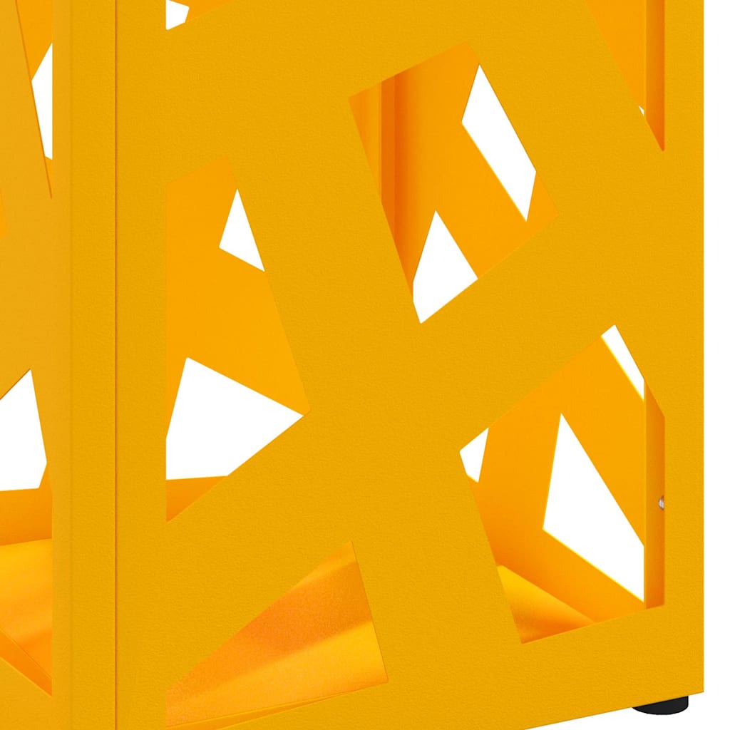Sonnenschirmhalter Senfgelb 15,5 x 15,5 x 49 cm Metall