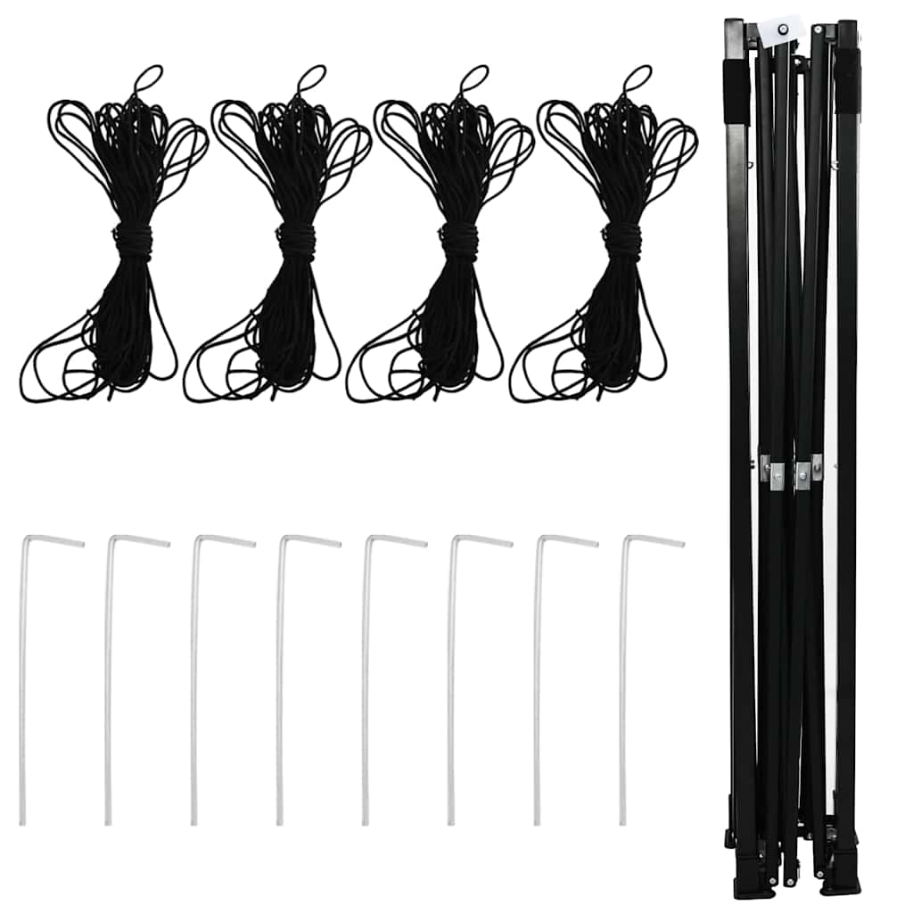 Gewächshaus mit Dach Grün 200 x 200 x 300 cm Stahl