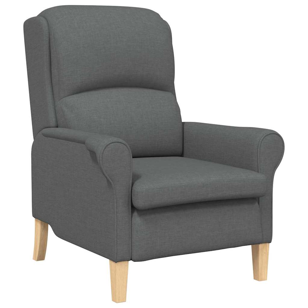 Sessel Dunkelgrau 76 x 94 x 102 cm Stoff