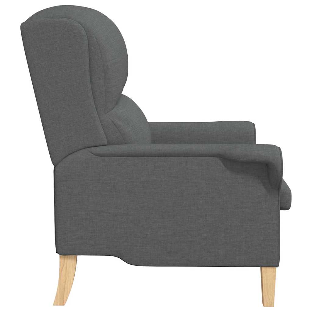 Sessel Dunkelgrau 76 x 94 x 102 cm Stoff