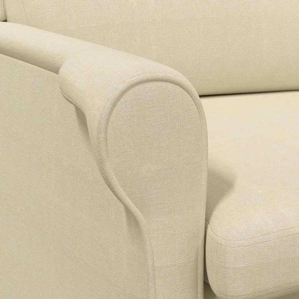 Sessel Creme 76 x 94 x 102 cm Stoff