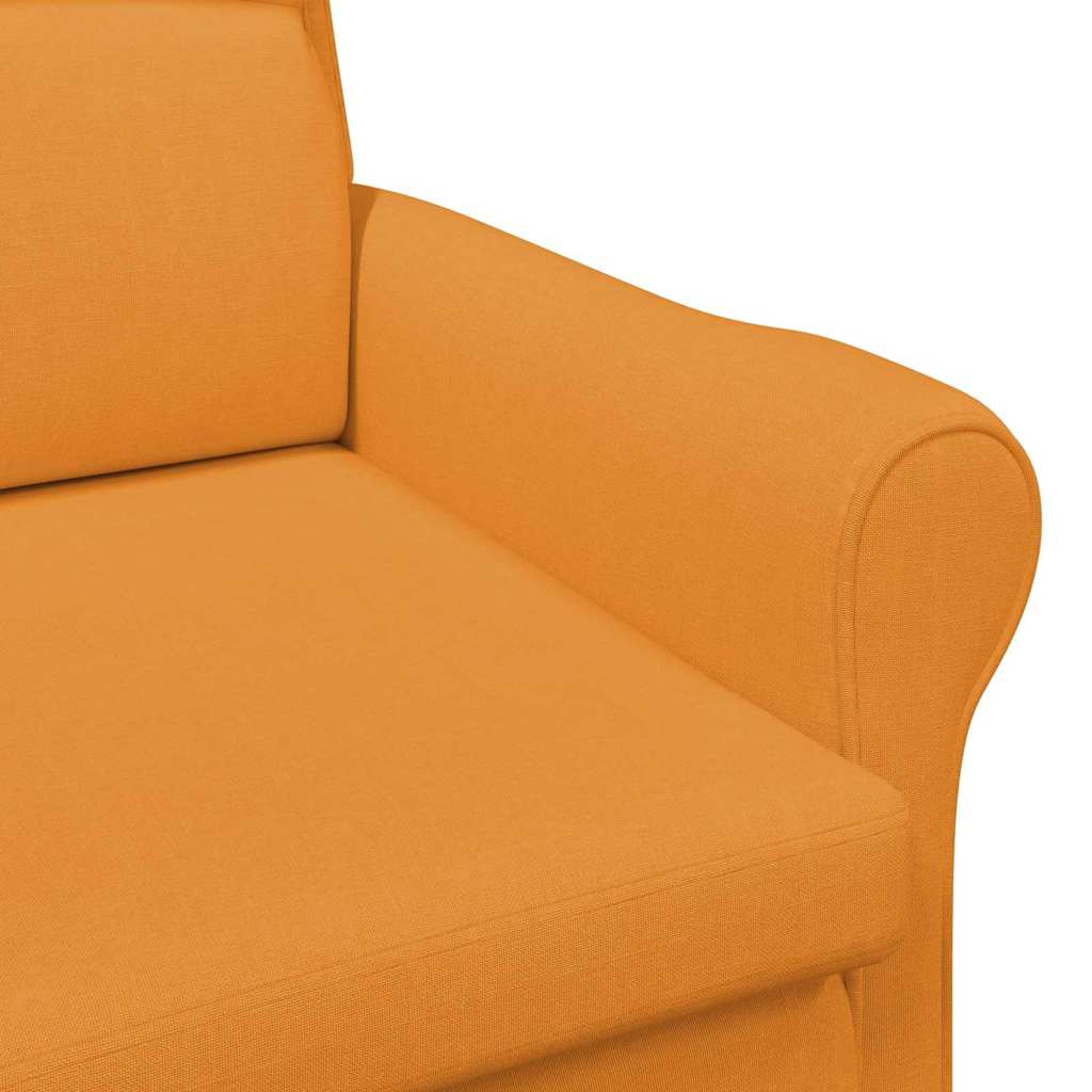 Sessel Dunkelgelb 76 x 94 x 102 cm Stoff