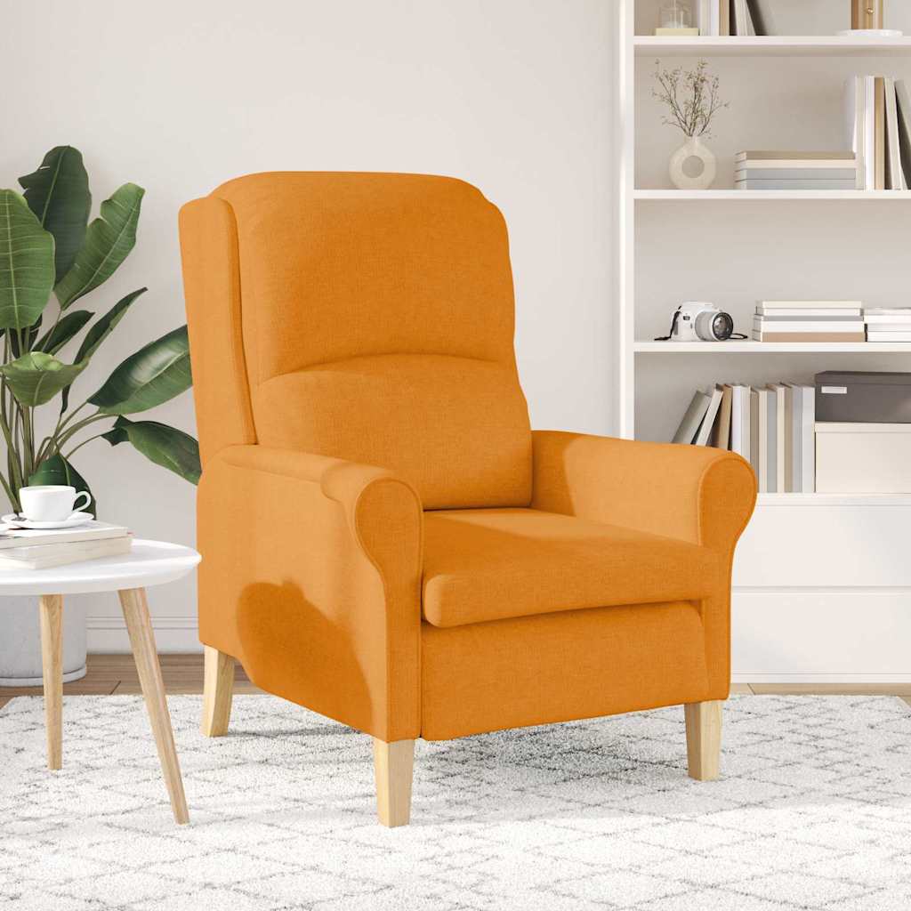Sessel Dunkelgelb 76 x 94 x 102 cm Stoff