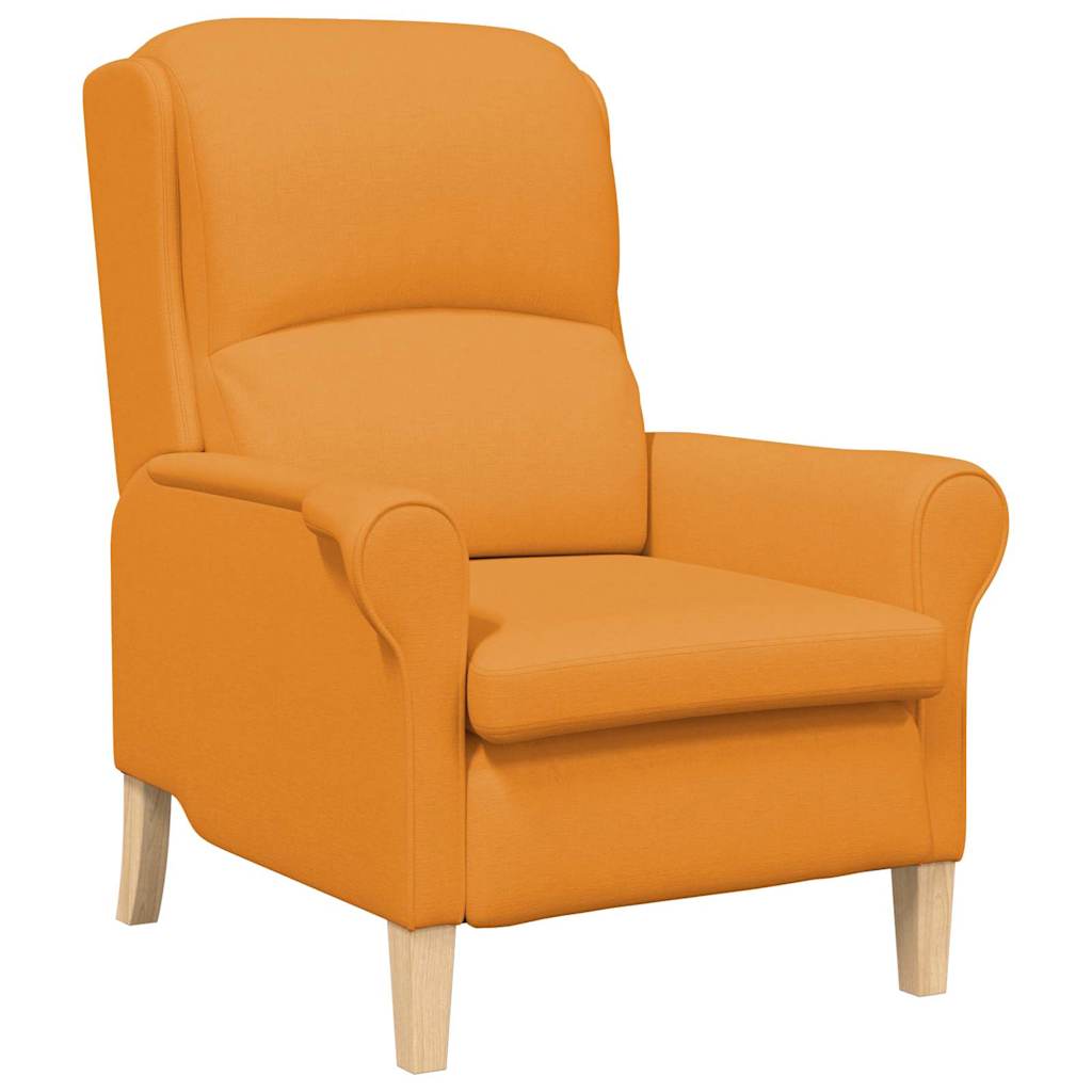 Sessel Dunkelgelb 76 x 94 x 102 cm Stoff