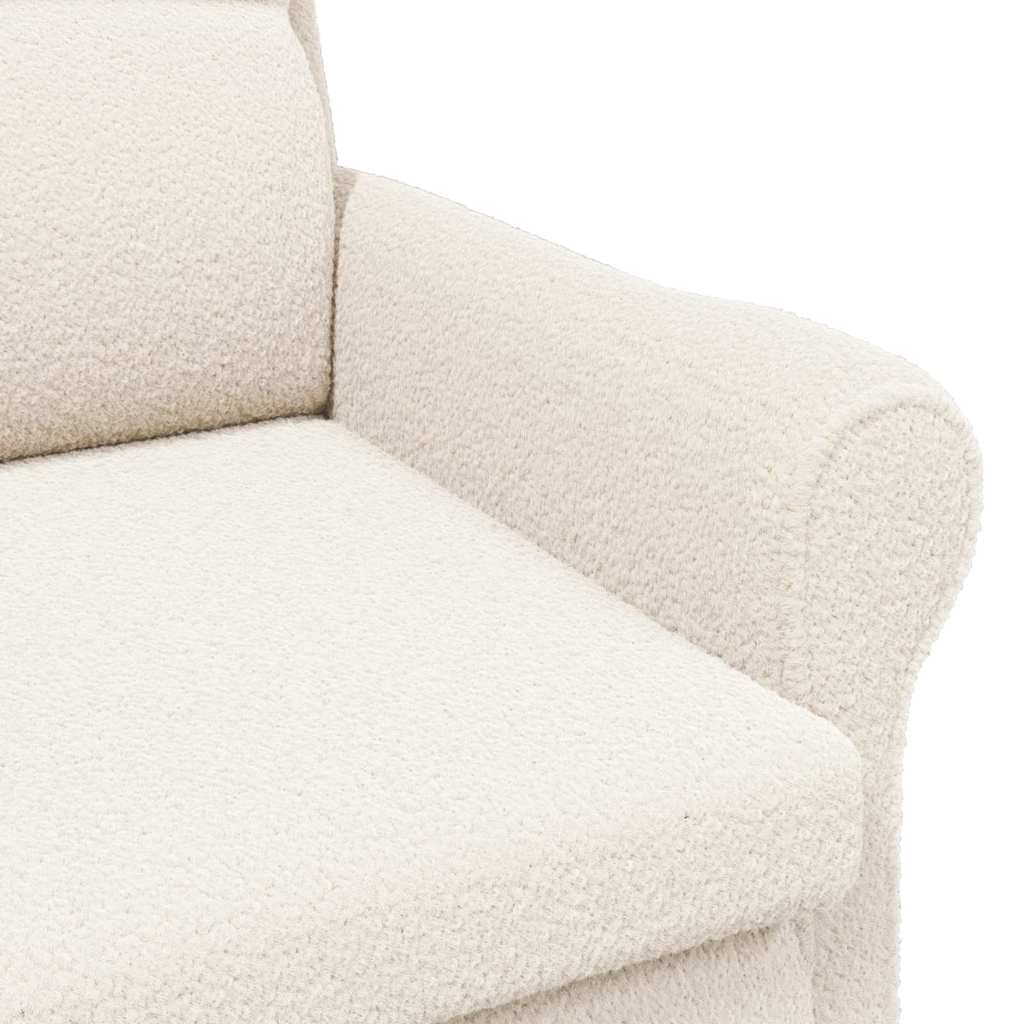 Sessel Creme 76 x 94 x 102 cm