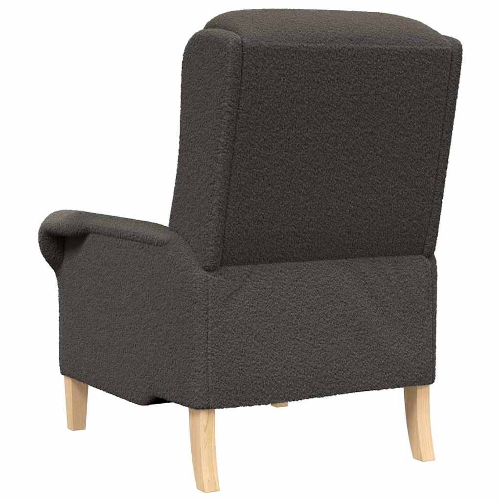 Sessel Dunkelgrau 76 x 94 x 102 cm Stoff