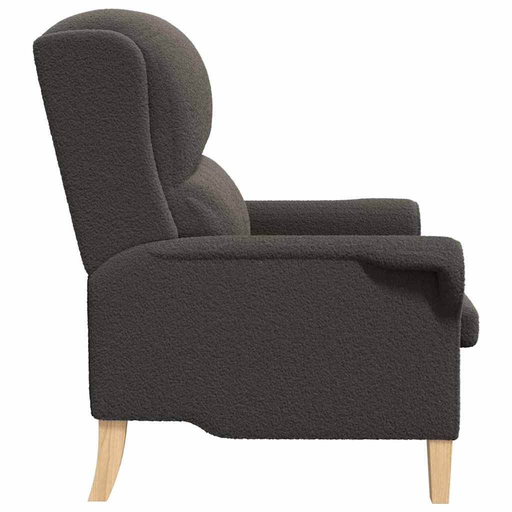 Sessel Dunkelgrau 76 x 94 x 102 cm Stoff