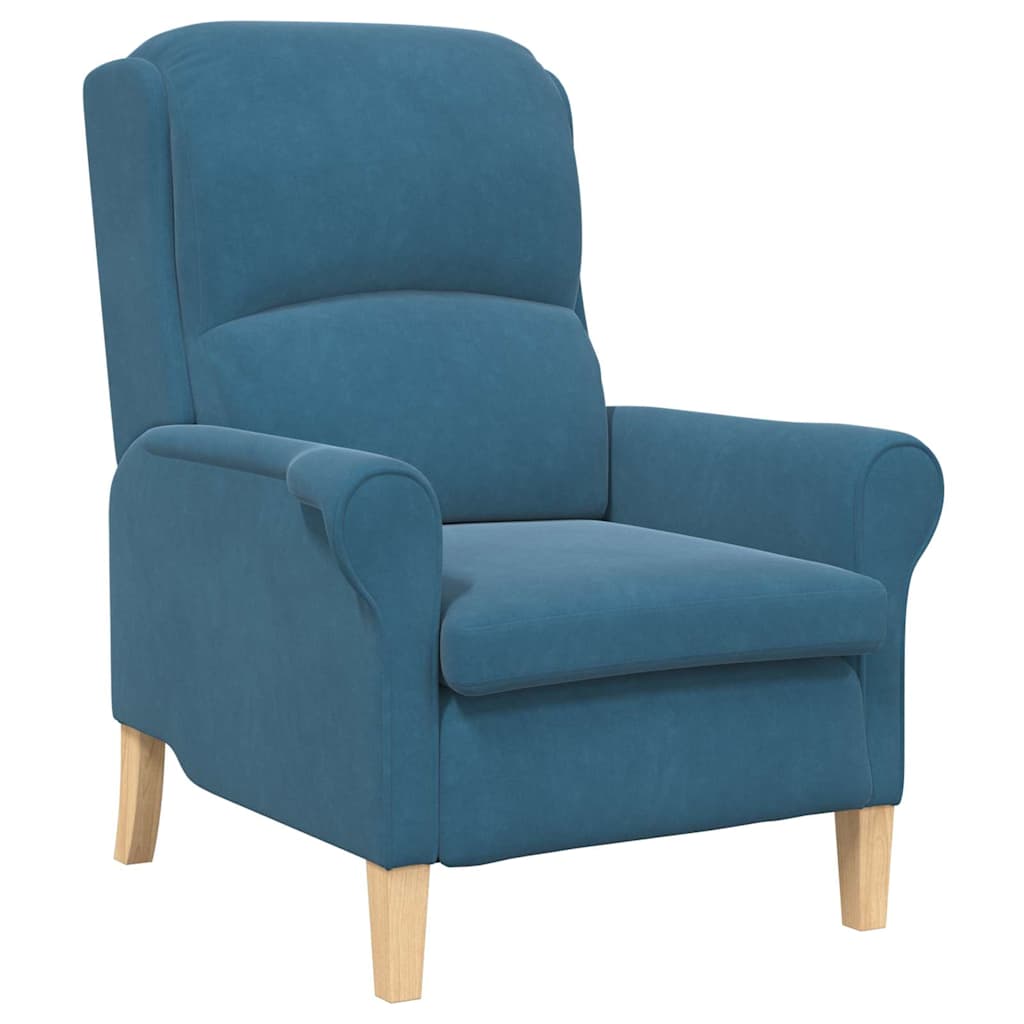 Sessel Blau 76 x 94 x 102 cm Samt