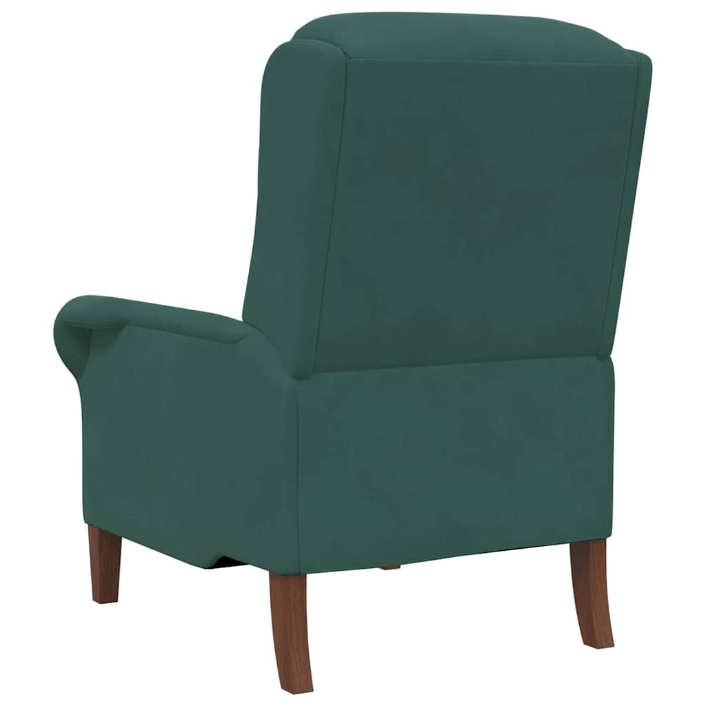 Sessel Dunkelgrün 76 x 94 x 102 cm Samt