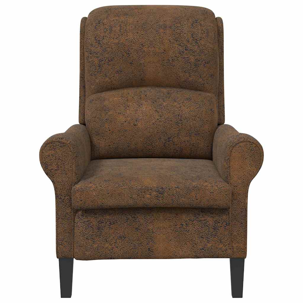 Sessel Braun 76 x 94 x 102 cm Kunstleder