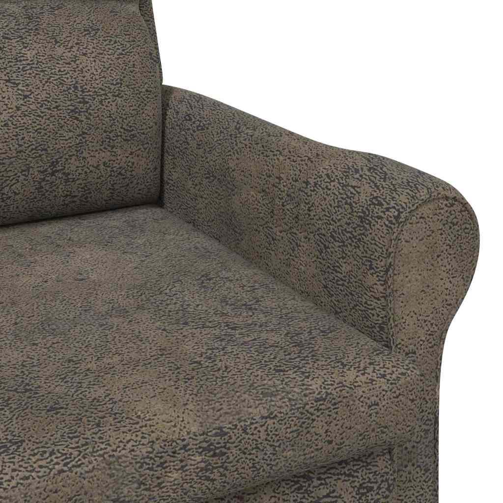 Sessel Dunkelgrau 76 x 94 x 102 cm Kunstleder