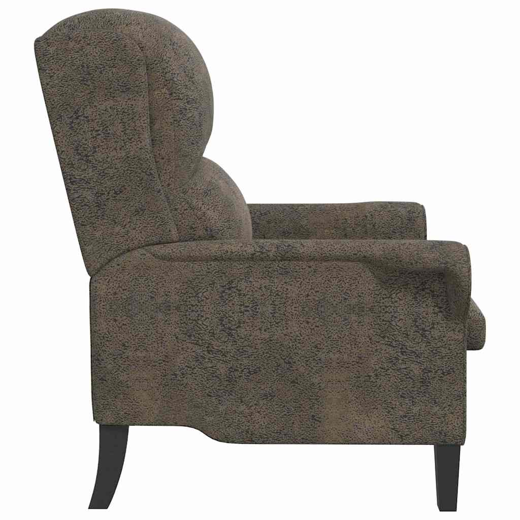 Sessel Dunkelgrau 76 x 94 x 102 cm Kunstleder