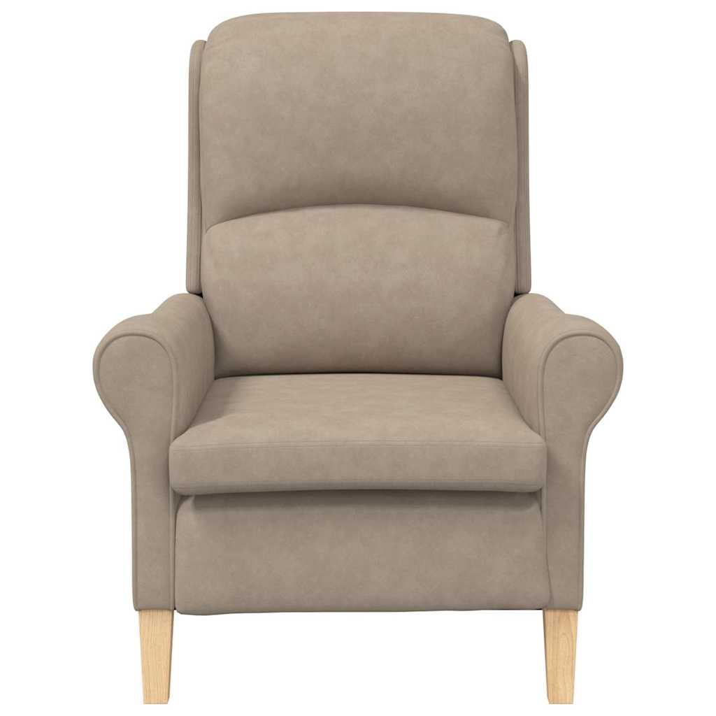 Sessel Taupe 76 x 94 x 102 cm Mikrofaser