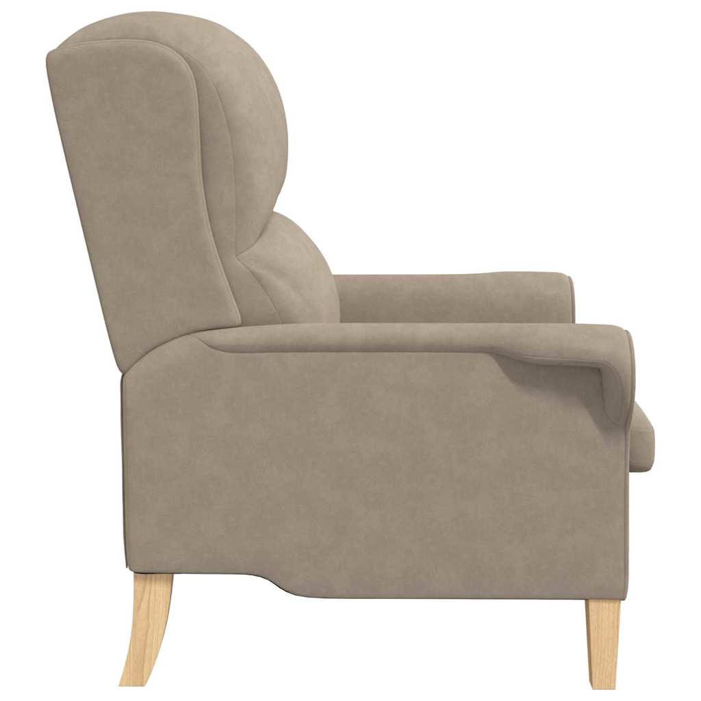 Sessel Taupe 76 x 94 x 102 cm Mikrofaser