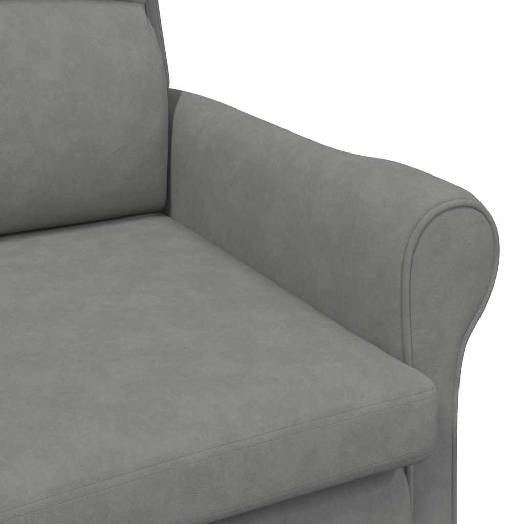 Sessel Dunkelgrau 76 x 94 x 102 cm Mikrofaser