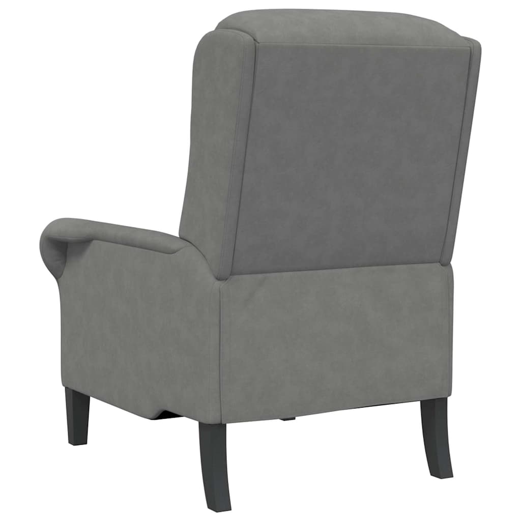 Sessel Dunkelgrau 76 x 94 x 102 cm Mikrofaser