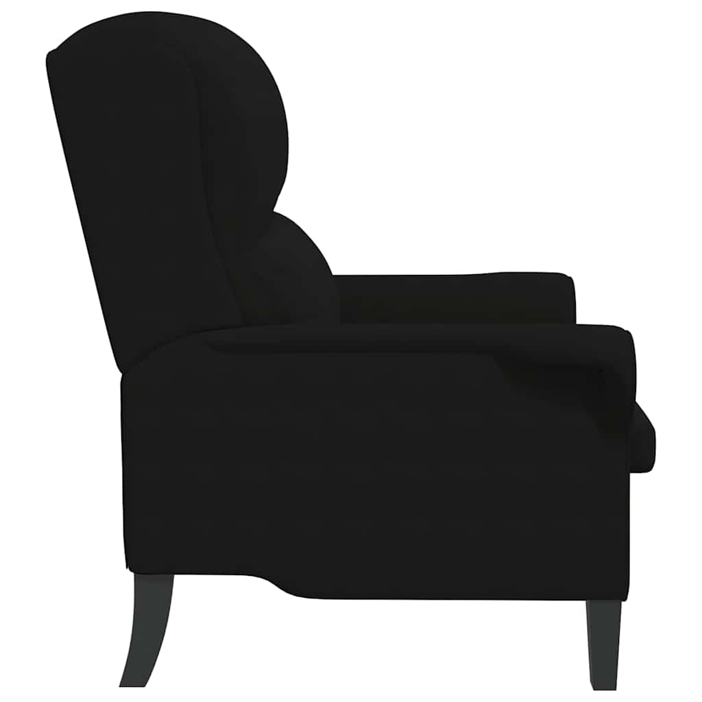 Sessel Schwarz 76 x 94 x 102 cm Mikrofaser