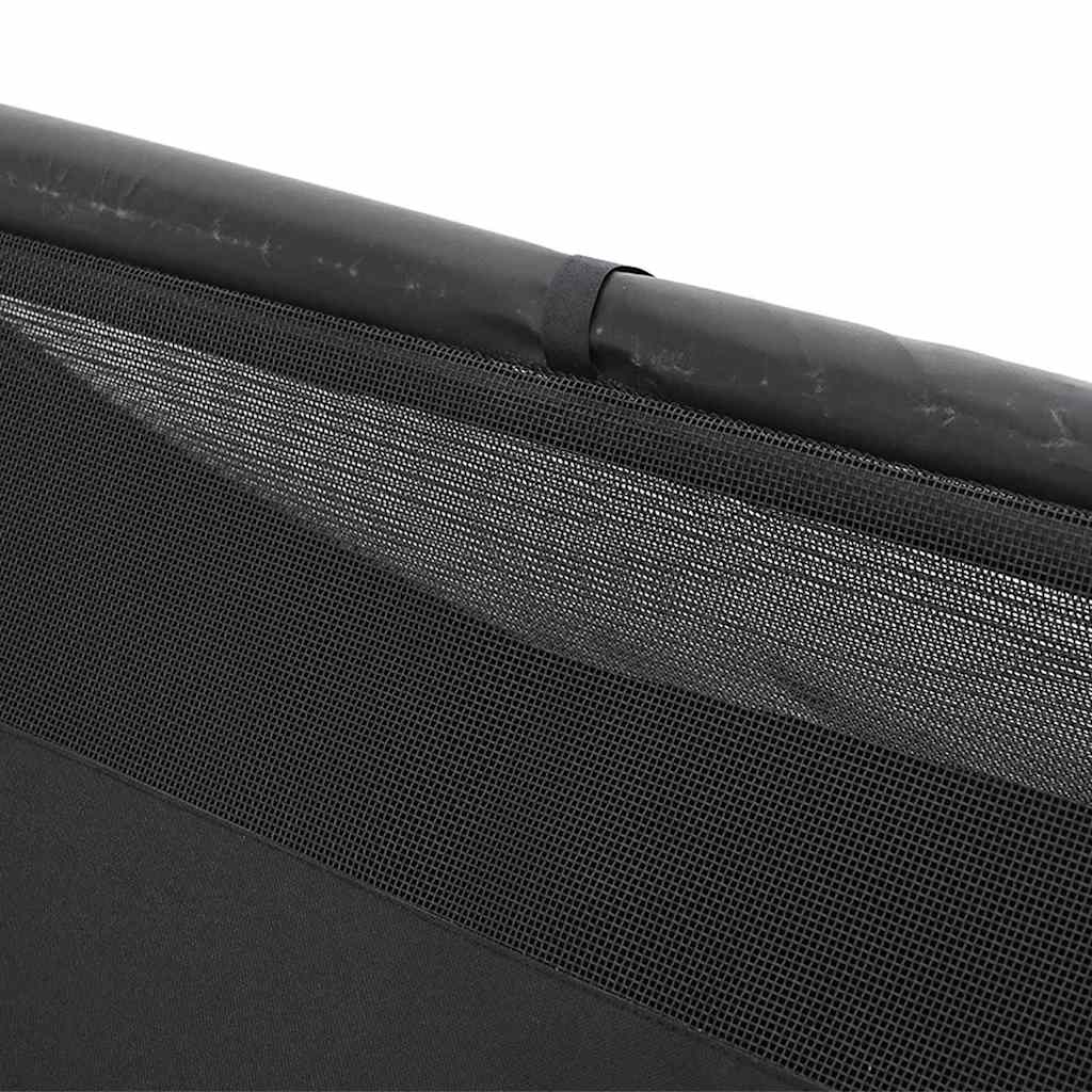 Hundehütte Schwarz 110 x 75 x 107,5 cm Oxford-Gewebe und Stahl
