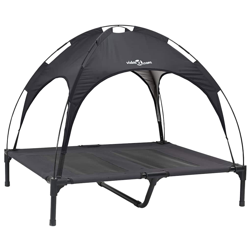 Hundebett Schwarz l Stahl