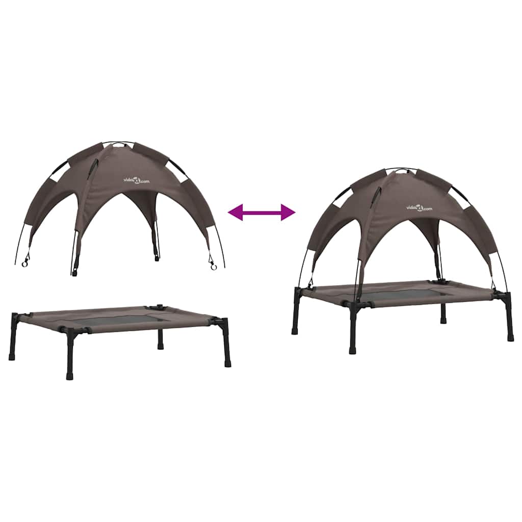 Hundebett Braun s Stahl