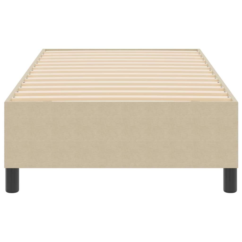 Boxspringbett Grau-Grün 90 x 190 cm Cordstoff
