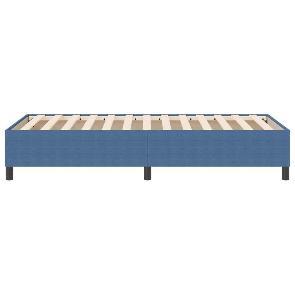 Boxspringbett Blau 90 x 200 cm Cordstoff