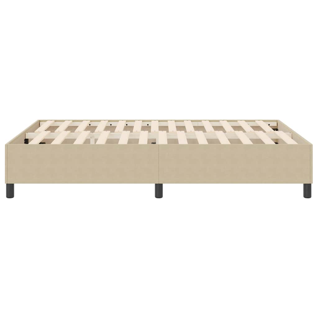 Boxspringbett Grau-Grün 140 x 190 cm Cordstoff