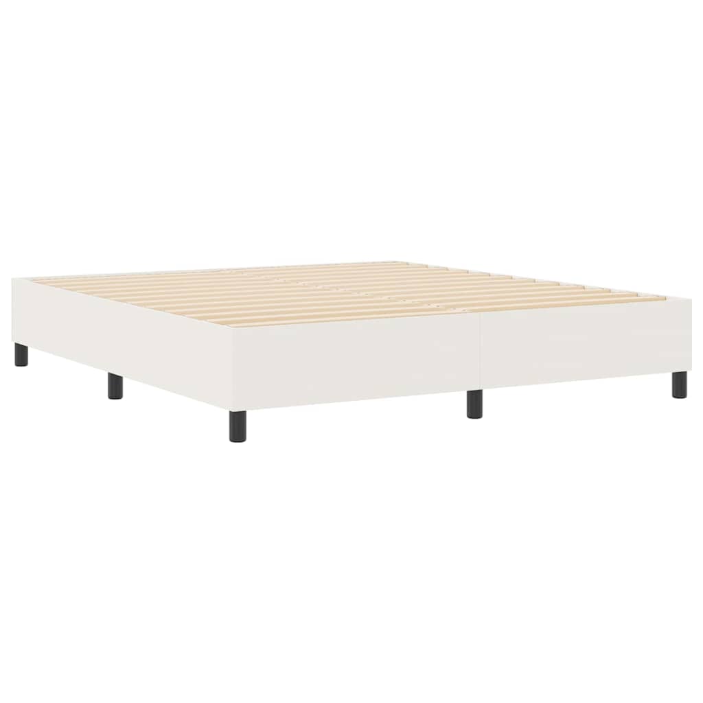 Boxspringbett Creme 180 x 200 cm Cordstoff
