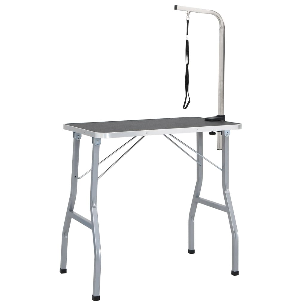Table de toilettage avec écharpe pour chiens, chats, pliable