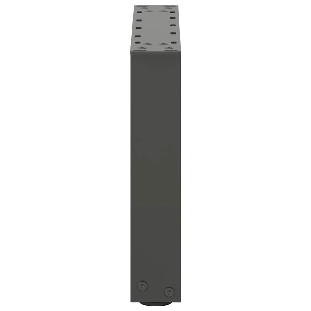 Couchtischbeine U-Form 2 Stk. Anthrazit 40x(30-31) cm Stahl
