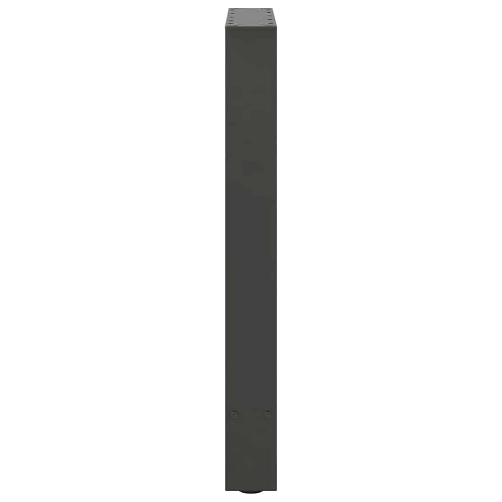 Coffee table legs anthracite 2 pcs. 60x(72-73) cm steel
