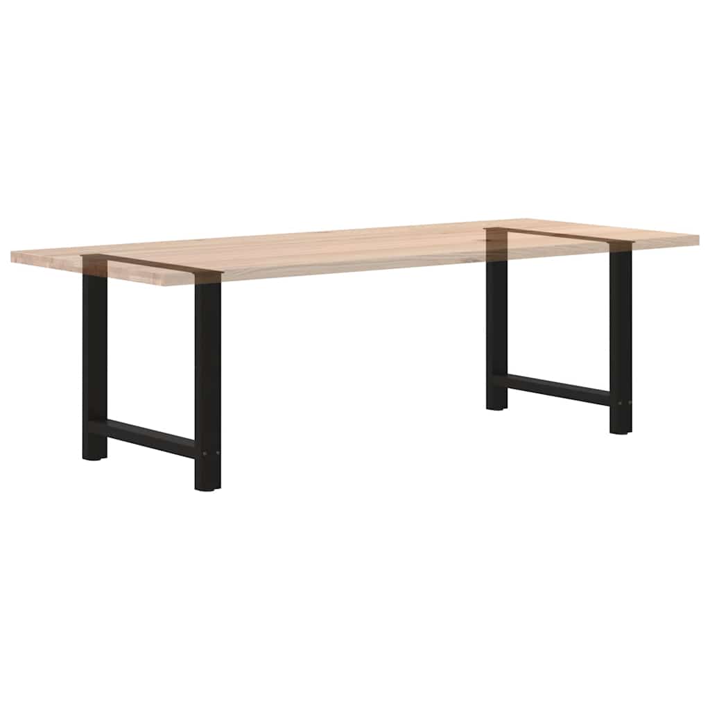 Coffee table legs black 2 pcs. 80x(72-73) cm steel