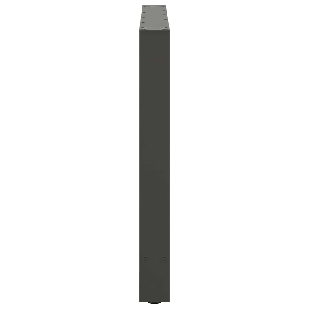 Coffee table legs anthracite 2 pcs. 100x(72-73) cm steel