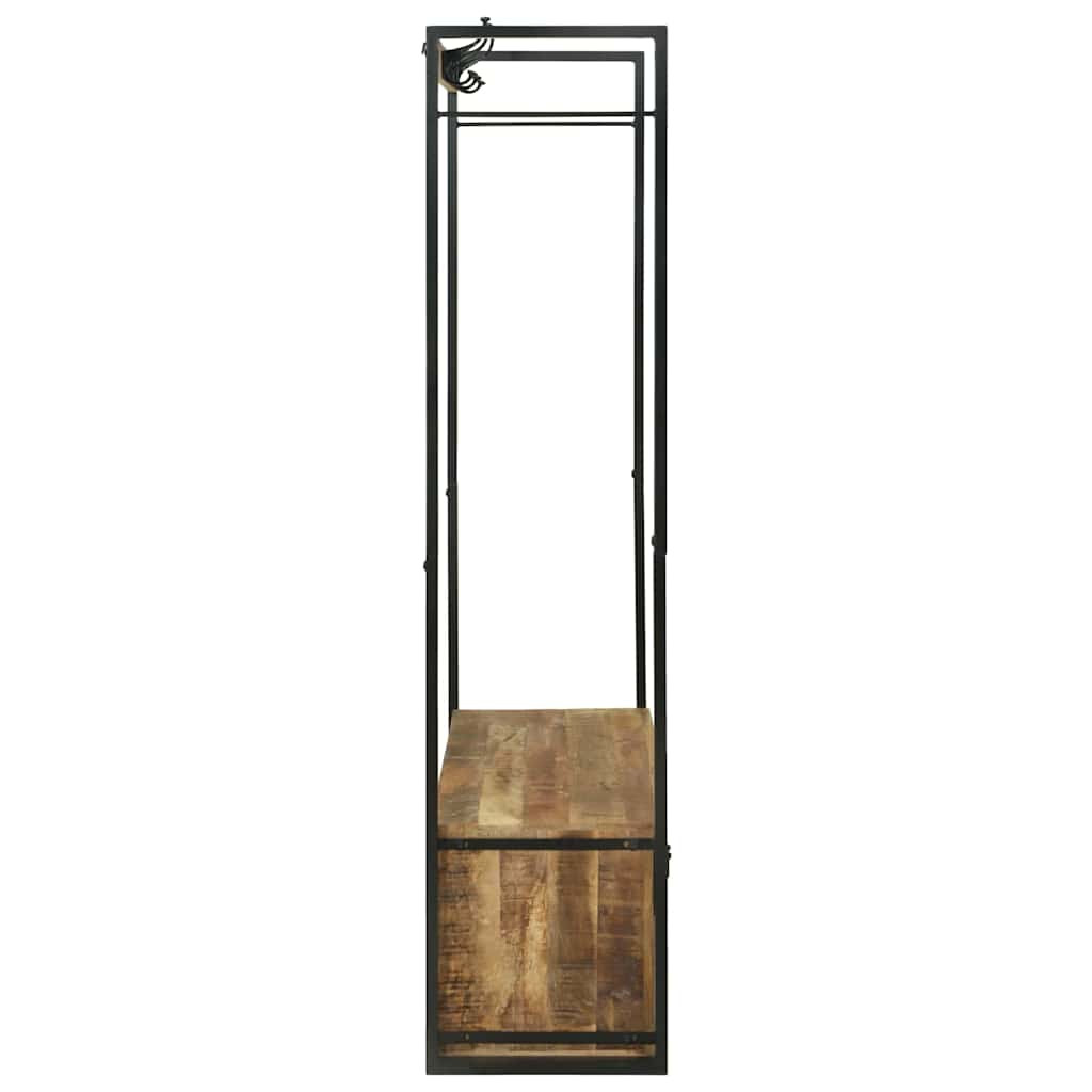 Kleiderständer Braun 110 x 40 x 185 cm Massivholz Mango