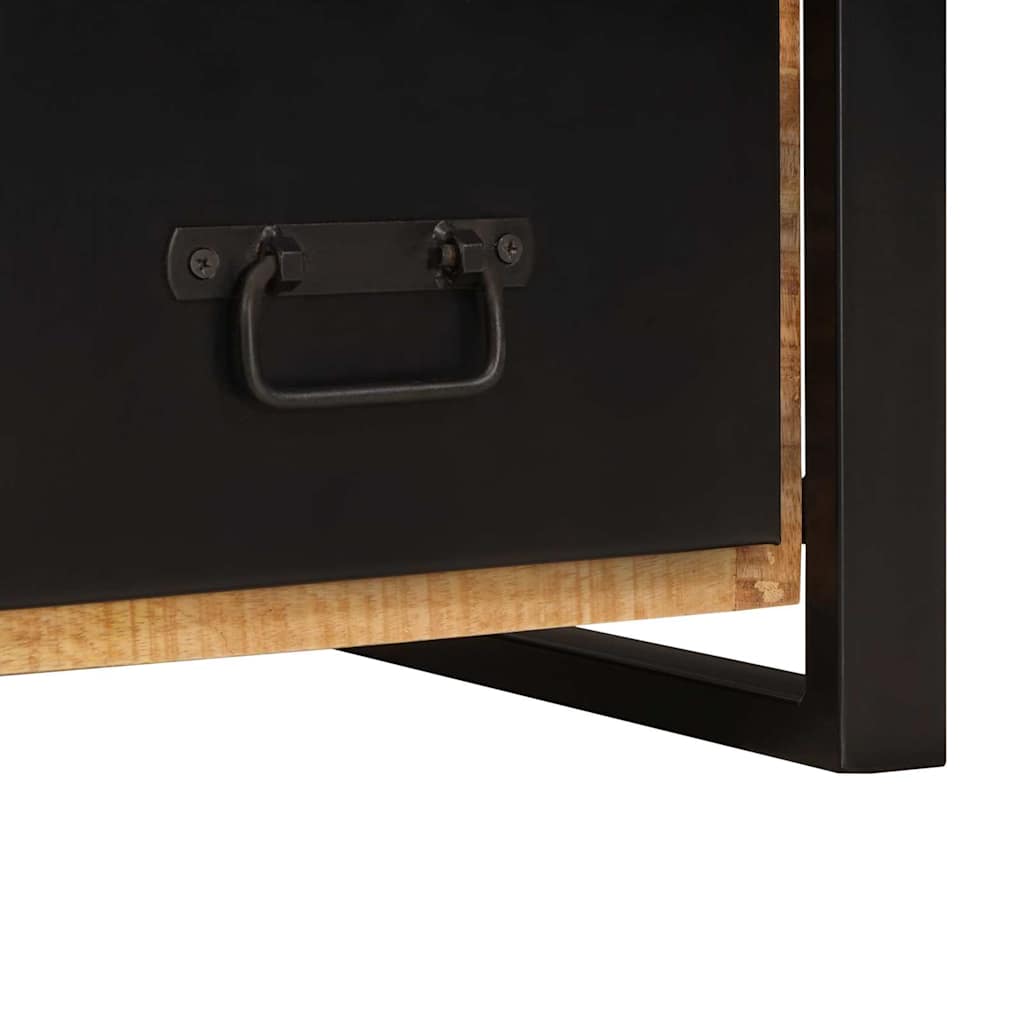Ankleidehaken mit Regal Braun 40 x 40 x 90 cm Massivholz Mango