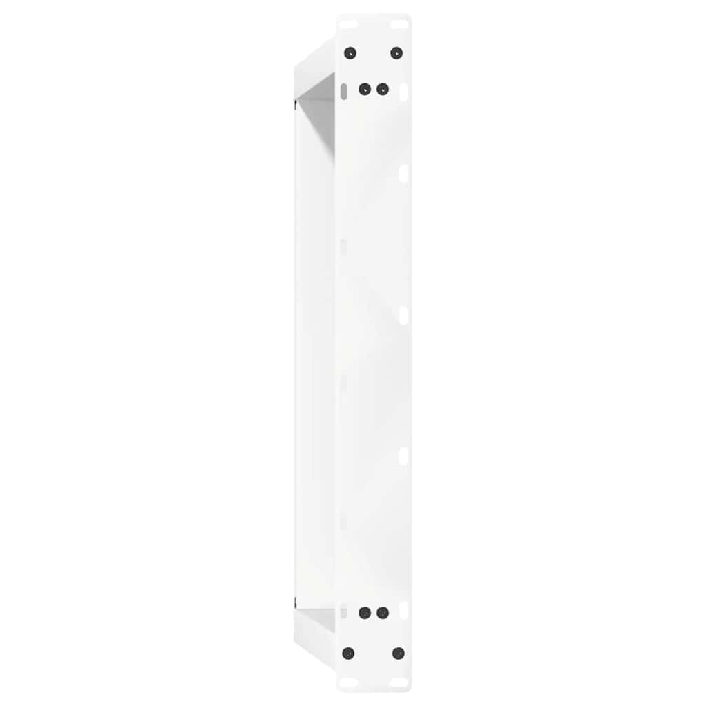 Pieds de table basse en U, 2 pièces, blanc, 60 x 30-31 cm, acier