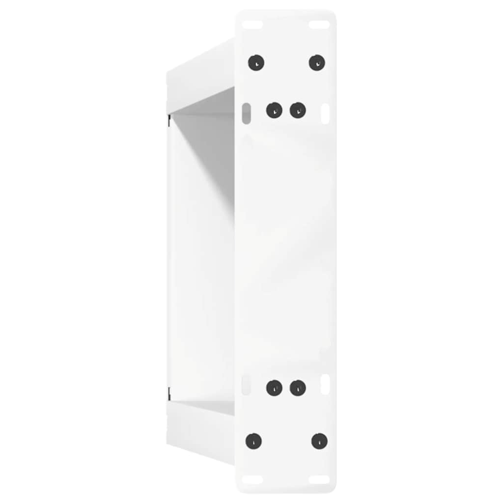 Pieds de table basse en U, 2 pièces, blanc, 28 x 42-43 cm, acier