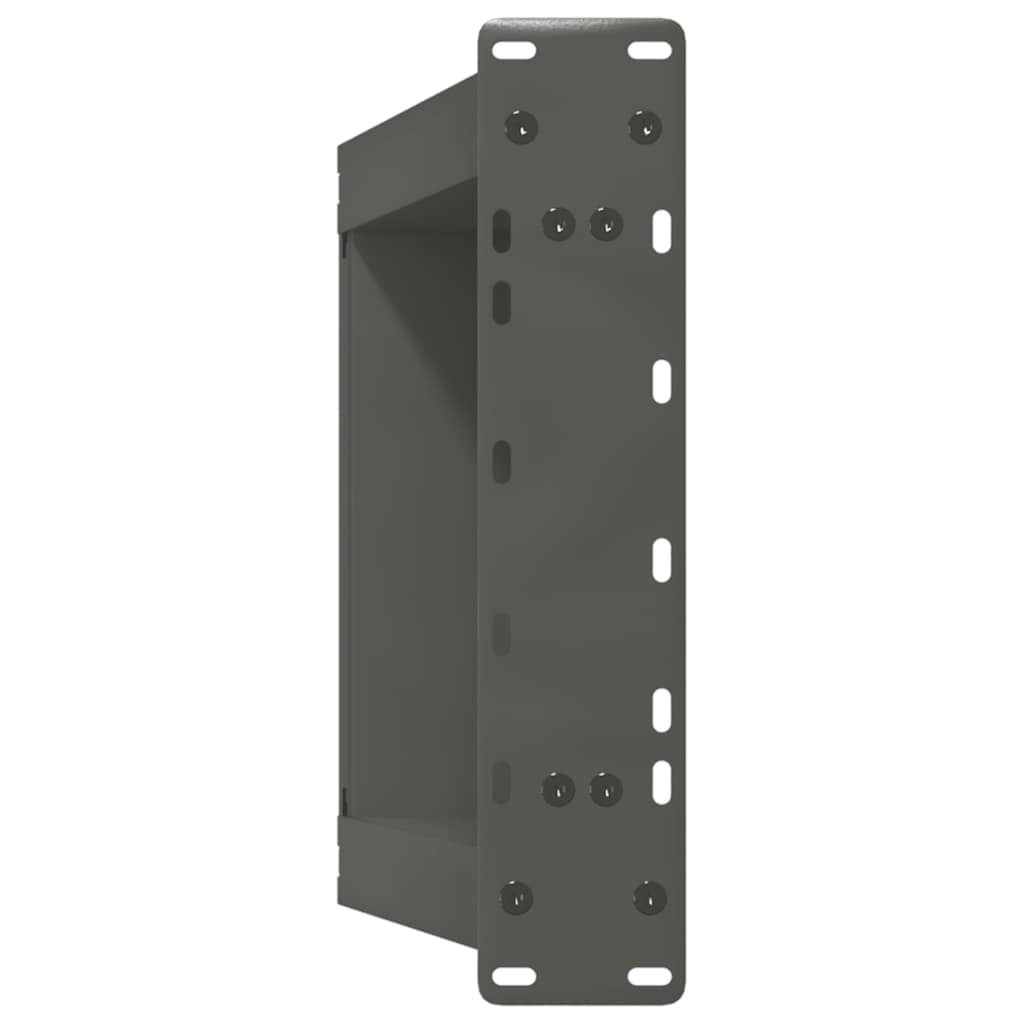 Pieds de table basse en U, 2 pièces, anthracite, 38 x (42-43) cm, acier