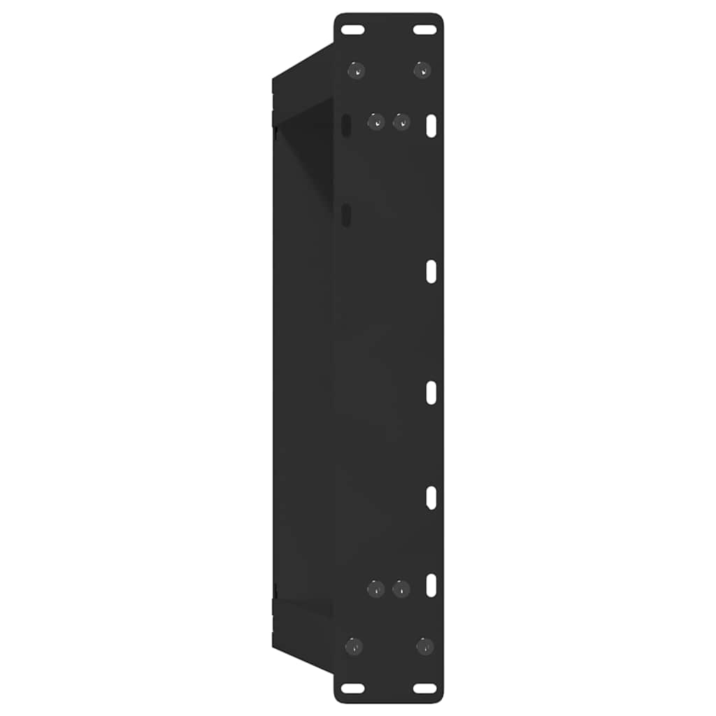 Pieds de table basse en U, 2 pièces, noir, 70 x 42-43 cm, acier
