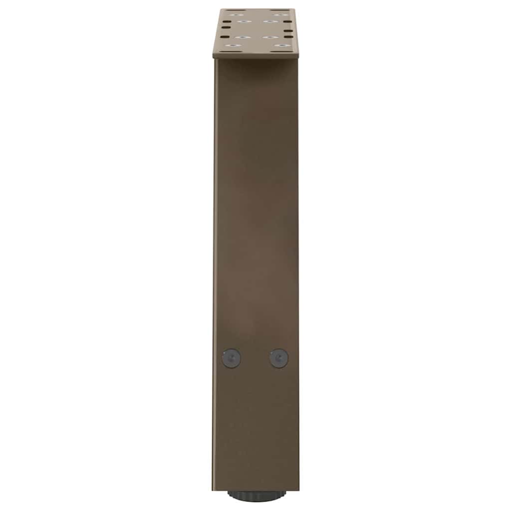 Pieds de table basse en forme de A, 2 pièces, 30 x (30-31) cm, acier