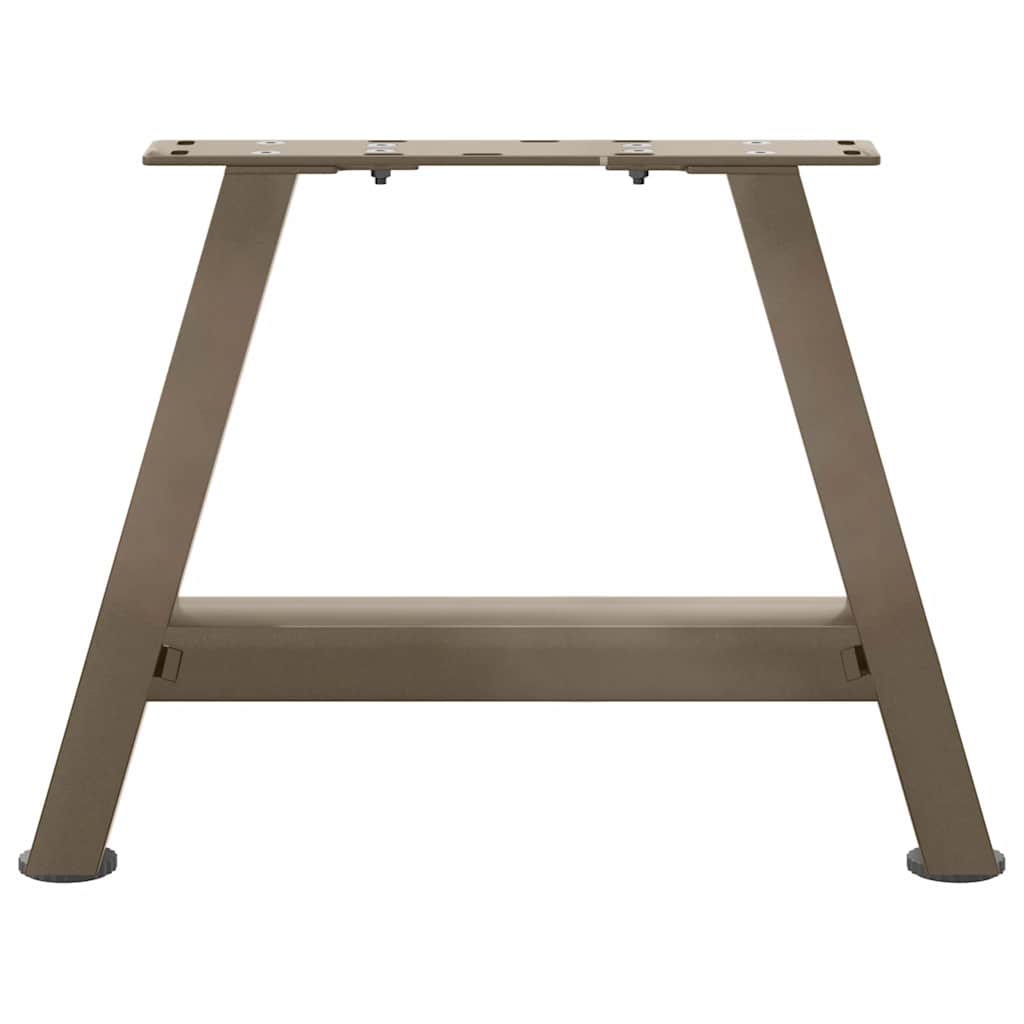 Pieds de table basse en forme de A, 2 pièces, 50 x (30-31) cm, acier