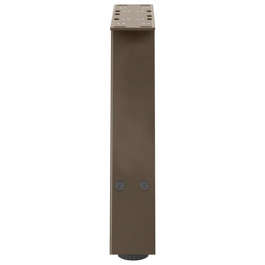 Pieds de table basse en forme de A, 2 pièces, 50 x (30-31) cm, acier