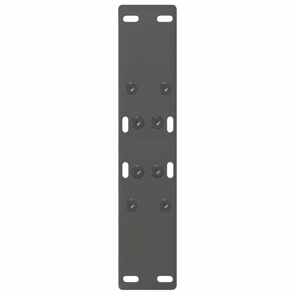 Pieds de table basse en forme de A, 2 pièces, anthracite, 50 x 42-43 cm, acier