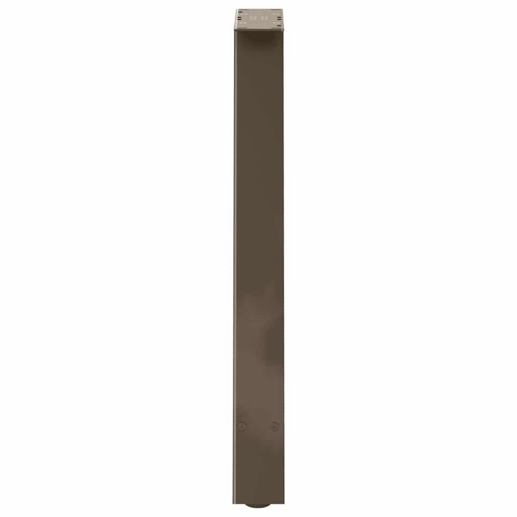 Pieds de table à manger en forme de A, 2 pièces, 60 x (72-73) cm, acier
